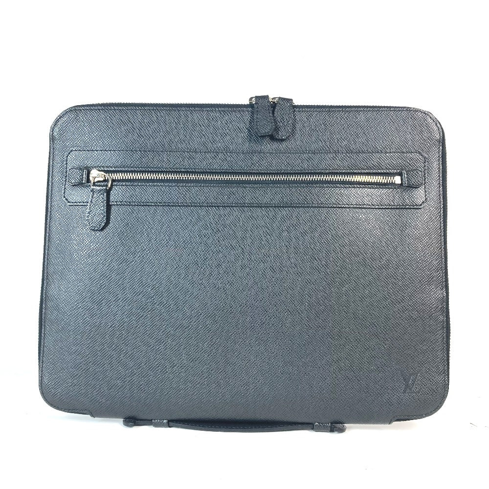 LOUIS VUITTON Clutch bag M32612 Taiga Leather black Taiga Vladimir