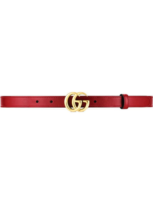 Gucci - GG marmont belt - women - Leather - 65, 70, 80, 85 - Red