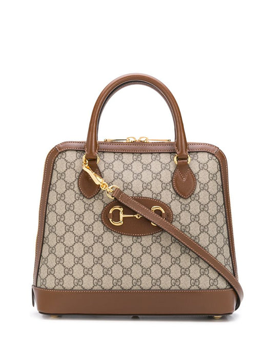 Gucci - Gucci 1955 Horsebit tote bag - women - Leather - One Size - Brown