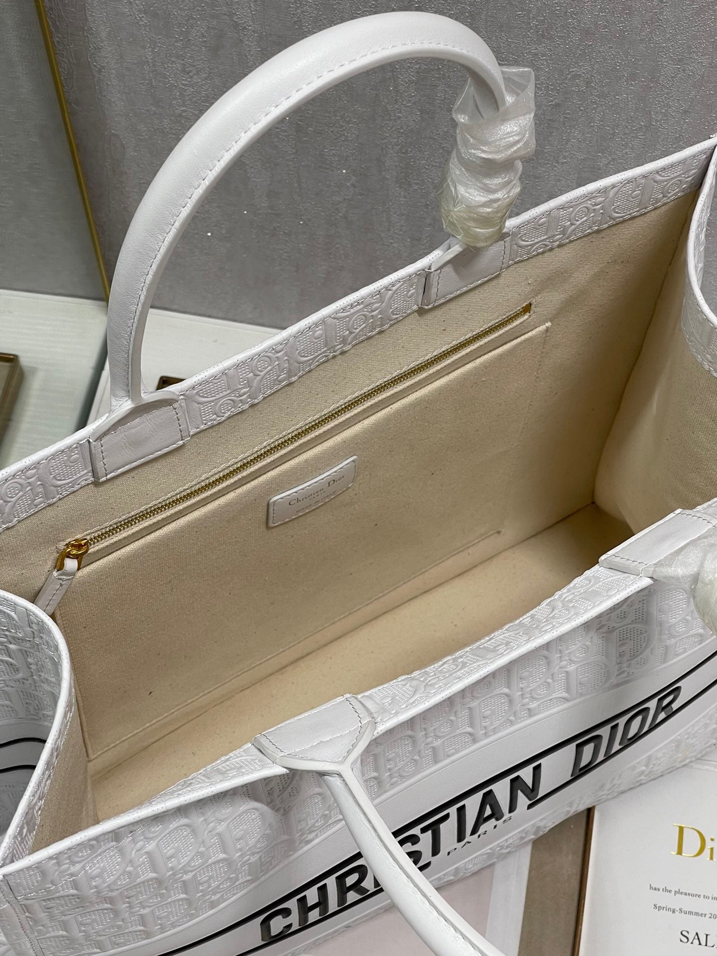 Top Quality Large Book Tote White, For Women, Womens Handbags 16.5in/42cm CD