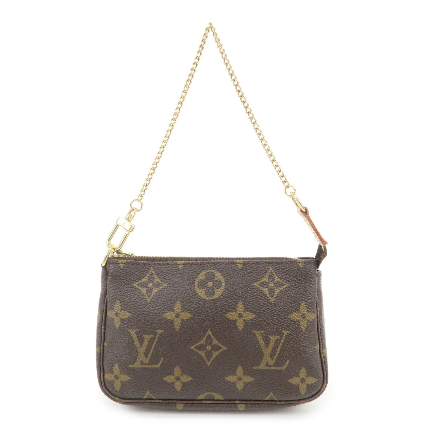 Louis Vuitton Monogram Mini Pochette Accessoires Hand Bag M58009