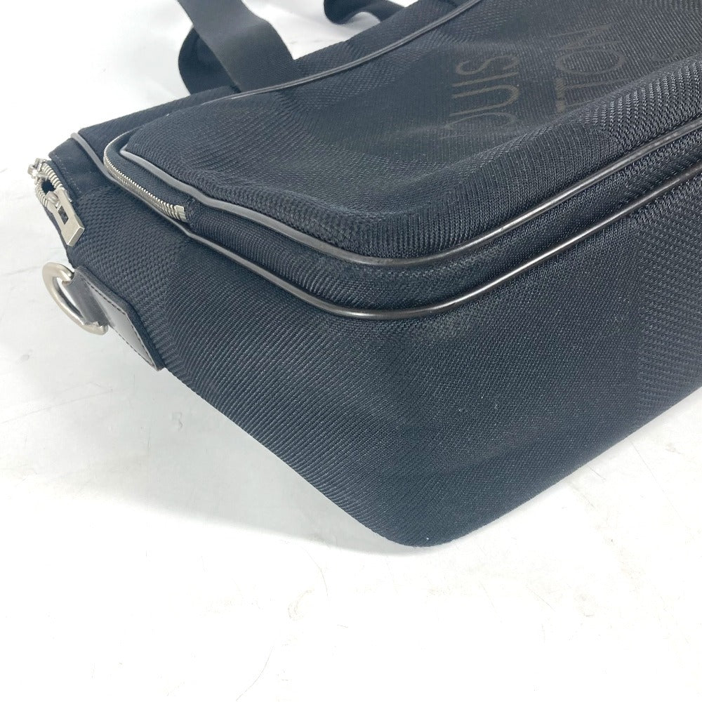 LOUIS VUITTON Business bag N58035 Damier Jean Canvas black Damier Jean Associate GM mens  d