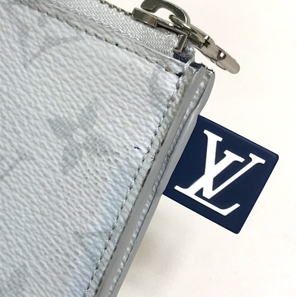 LOUIS VUITTON Clutch bag M61745 Monogram canvas Gray x red x navy Monogram white Pochette Jules PM mens  d