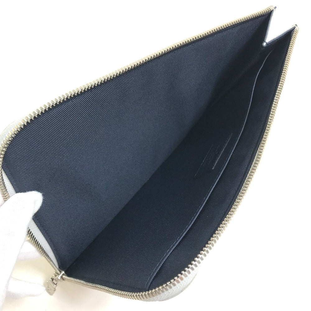 LOUIS VUITTON Clutch bag M61745 Monogram canvas Gray x red x navy Monogram white Pochette Jules PM mens  d