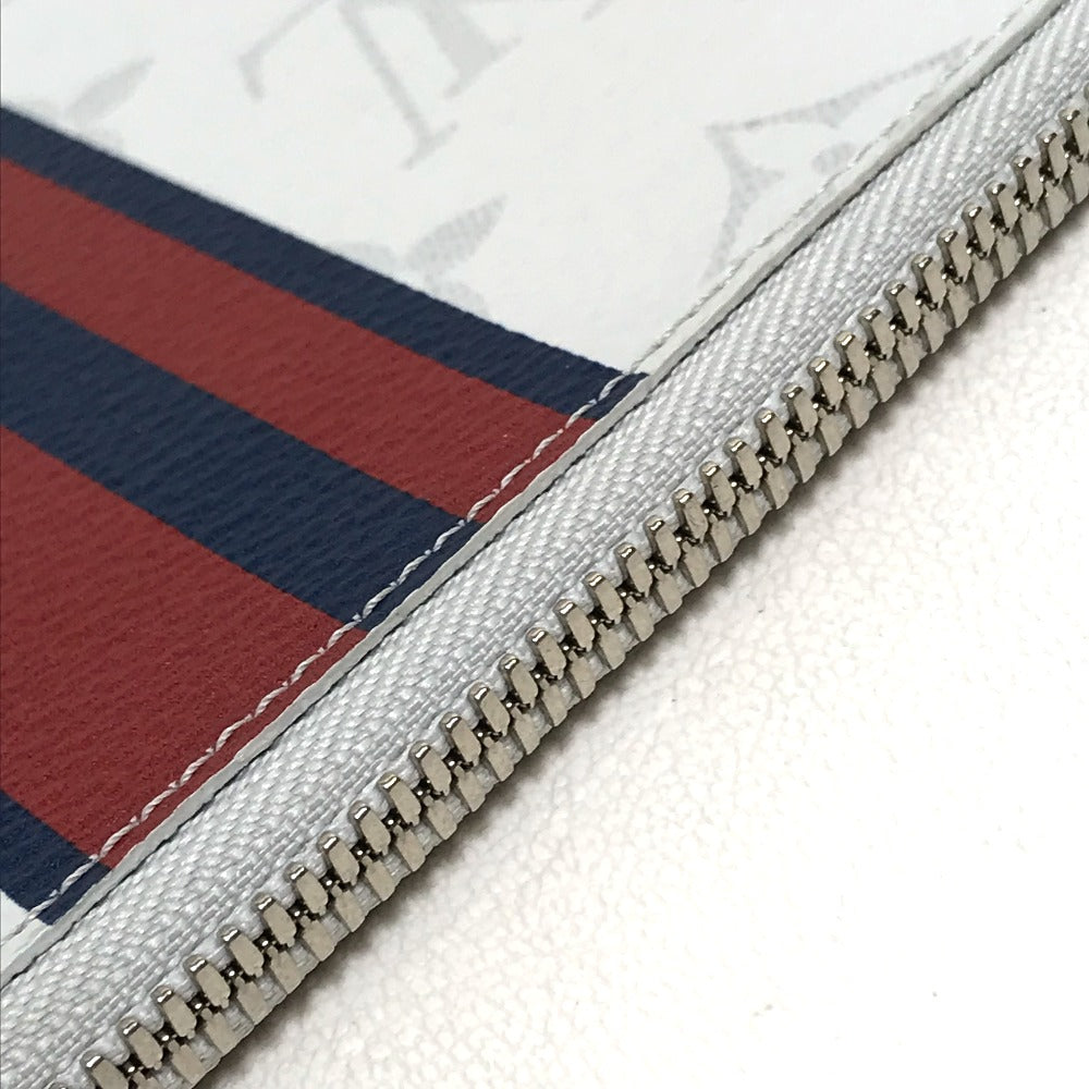 LOUIS VUITTON Clutch bag M61745 Monogram canvas Gray x red x navy Monogram white Pochette Jules PM mens  d