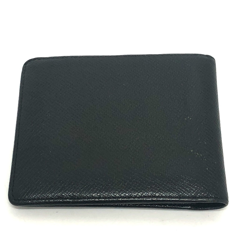 LOUIS VUITTON Folded wallet M30462 Taiga Leather black Porte Billets?Cartes Crdit