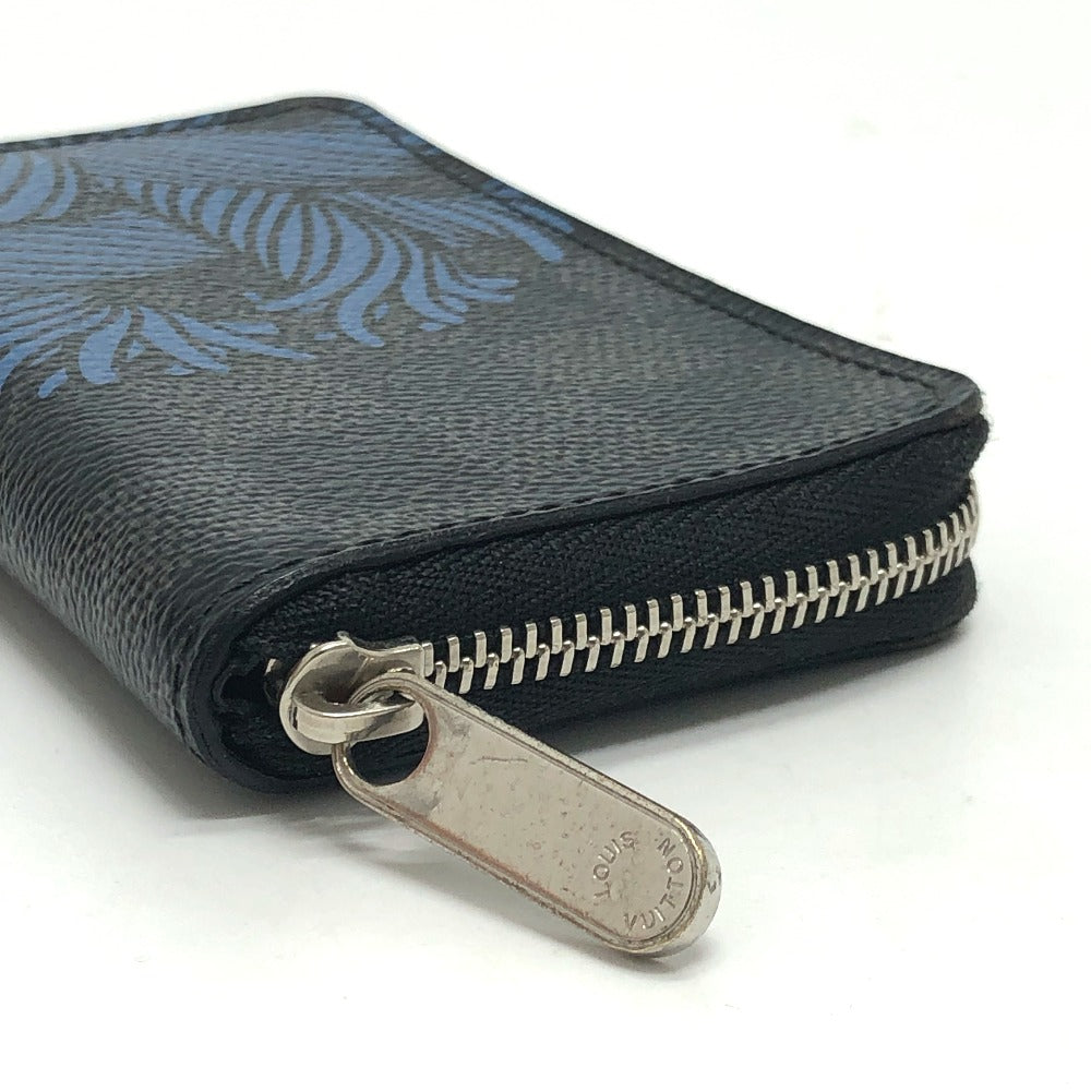 LOUIS VUITTON Coin case N41687 Damier Grafitto Canvas black Damier Grafitte Christopher Nemeth Zippy mens  d