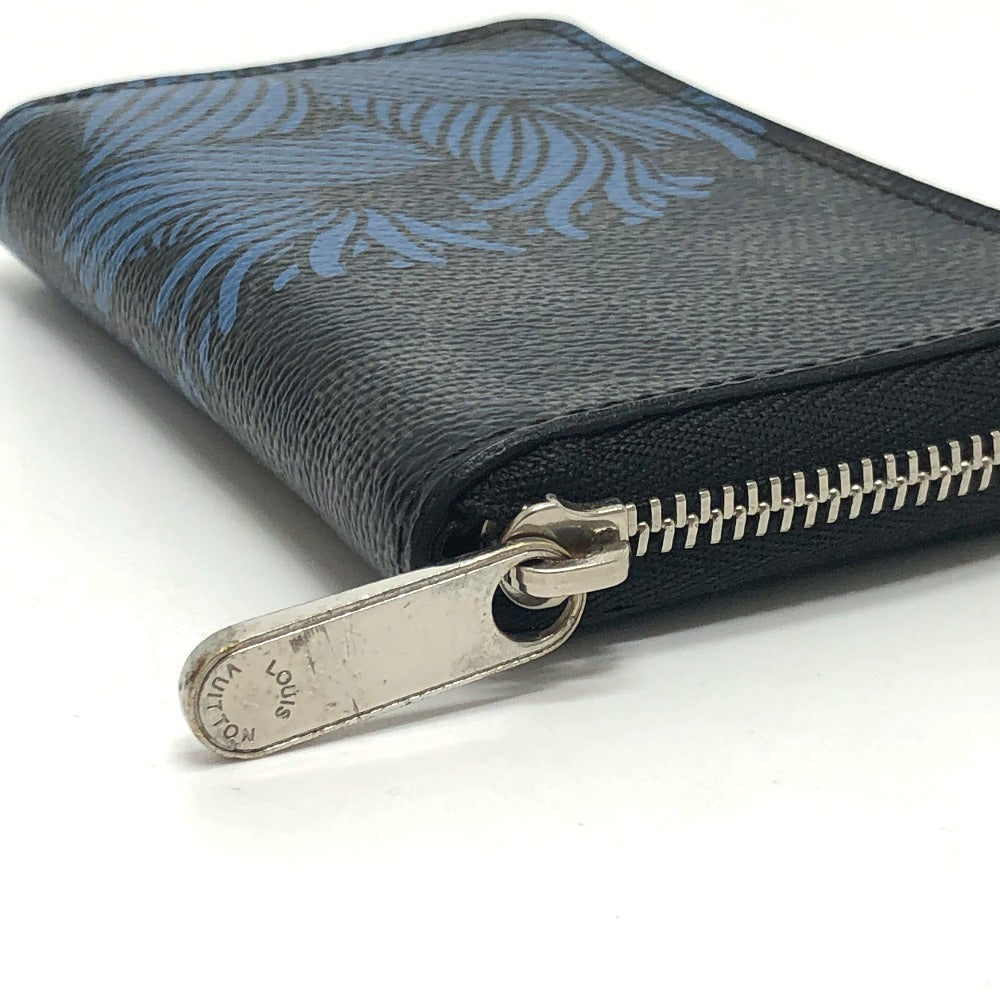 LOUIS VUITTON Coin case N41687 Damier Grafitto Canvas black Damier Grafitte Christopher Nemeth Zippy mens  d