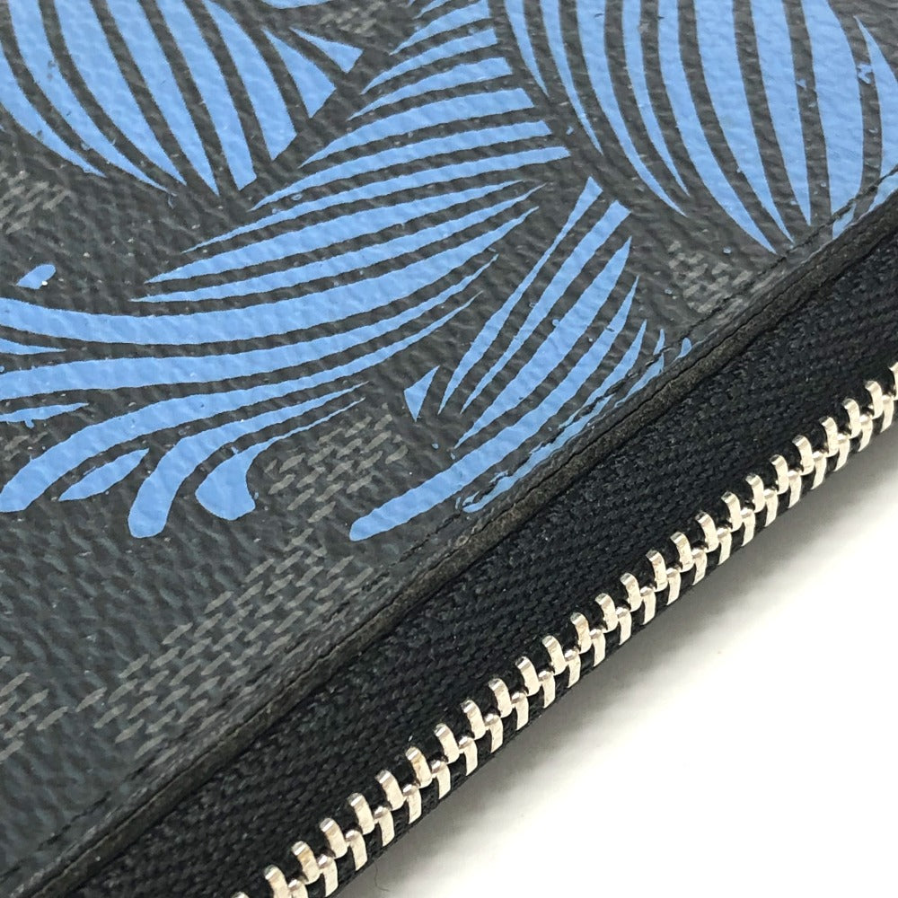 LOUIS VUITTON Coin case N41687 Damier Grafitto Canvas black Damier Grafitte Christopher Nemeth Zippy mens  d