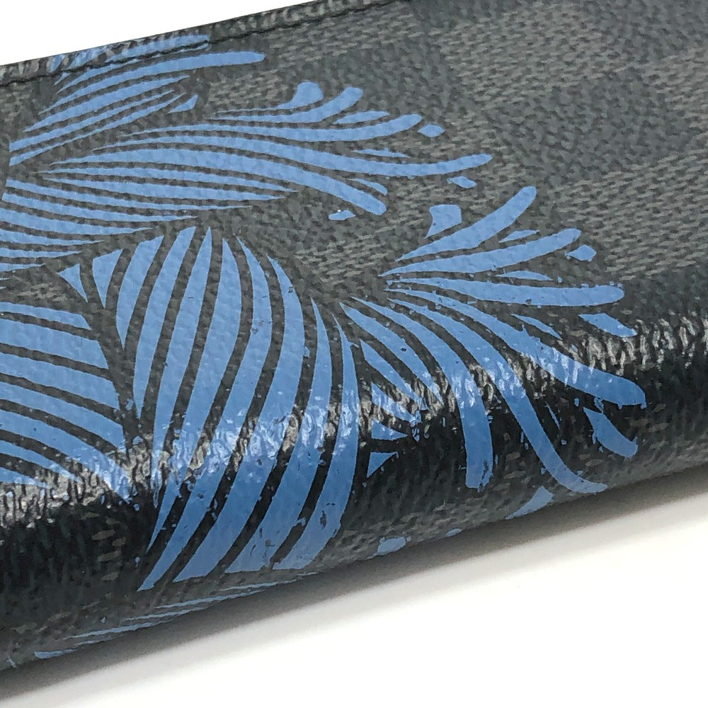 LOUIS VUITTON Coin case N41687 Damier Grafitto Canvas black Damier Grafitte Christopher Nemeth Zippy mens  d