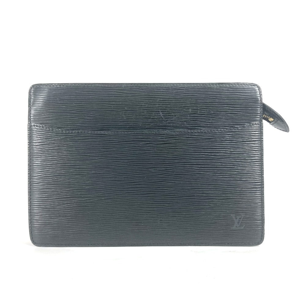 LOUIS VUITTON business bag M52522 Epi Leather black Epi Pochette Homme mens  d