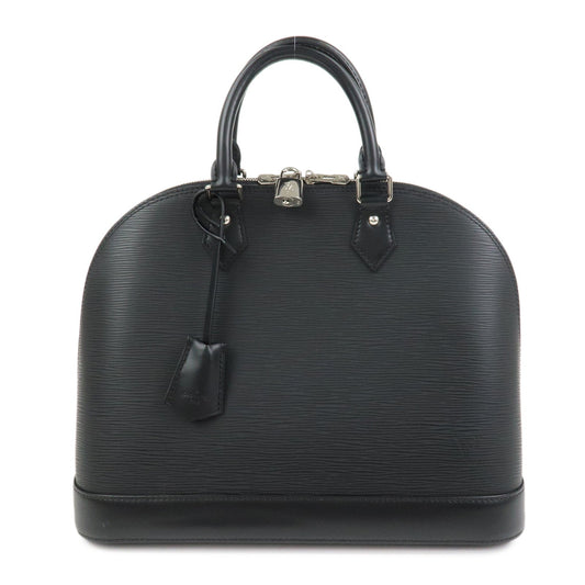 Louis Vuitton Epi Leather Alma MM Hand Bag Noir Black M40872