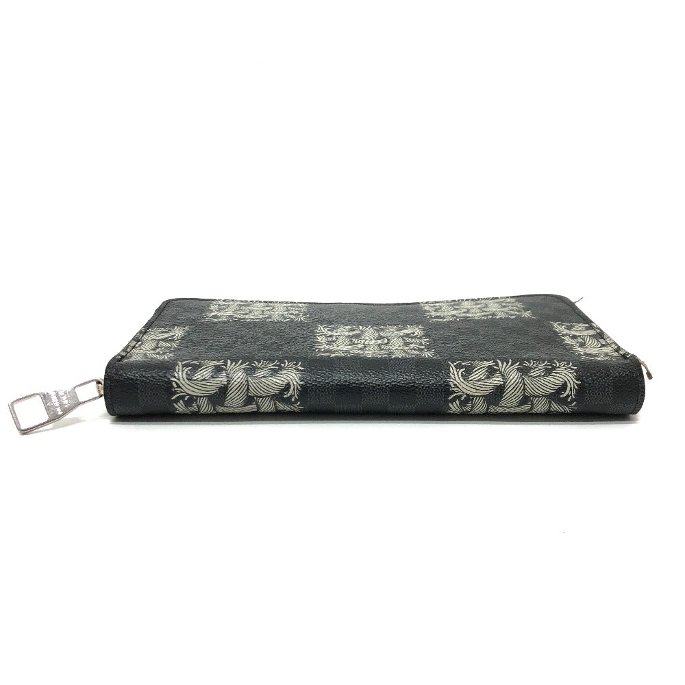 LOUIS VUITTON Long Wallet Purse ‚m61214  Damier Grafitto Canvas black Graphite Christopher nemes mens