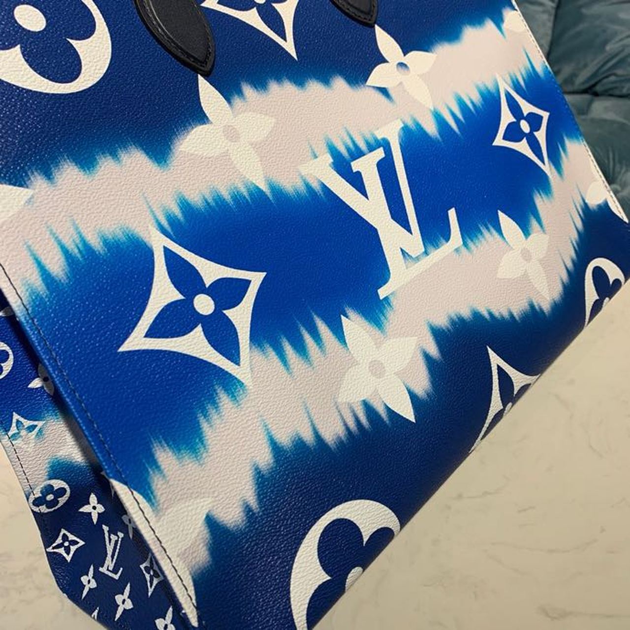 Top Quality Giant Monogram Top Quality Escale Onthego GM Blue For Women 41cm Top Quality M45120