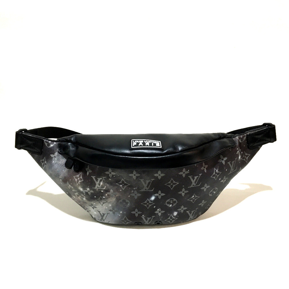 LOUIS VUITTON Sling bag Ｍ44444 Monogram Galaxy Canvas, Leather Silverx black Monogram Galaxy Discovery Bum Bag