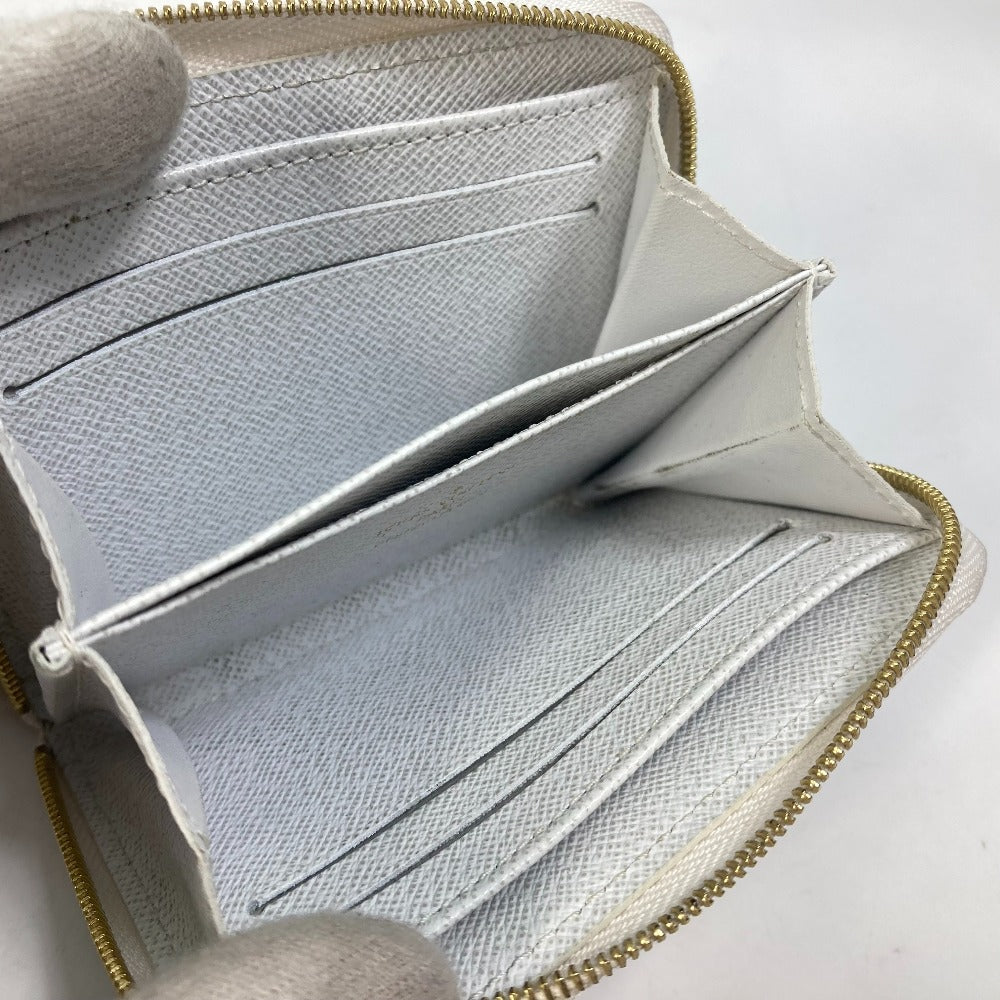 LOUIS VUITTON Coin case M63994 Epi Leather white epi love lock Zip around purse Women  d