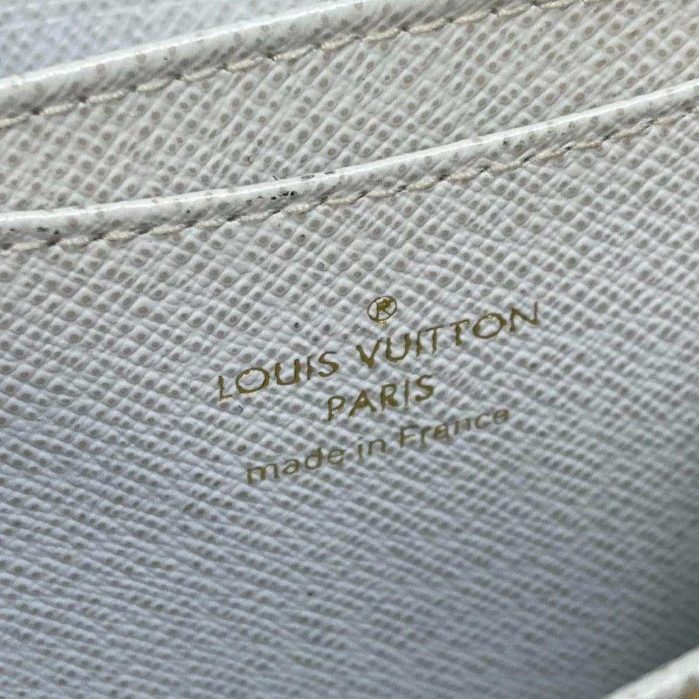 LOUIS VUITTON Coin case M63994 Epi Leather white epi love lock Zip around purse Women  d