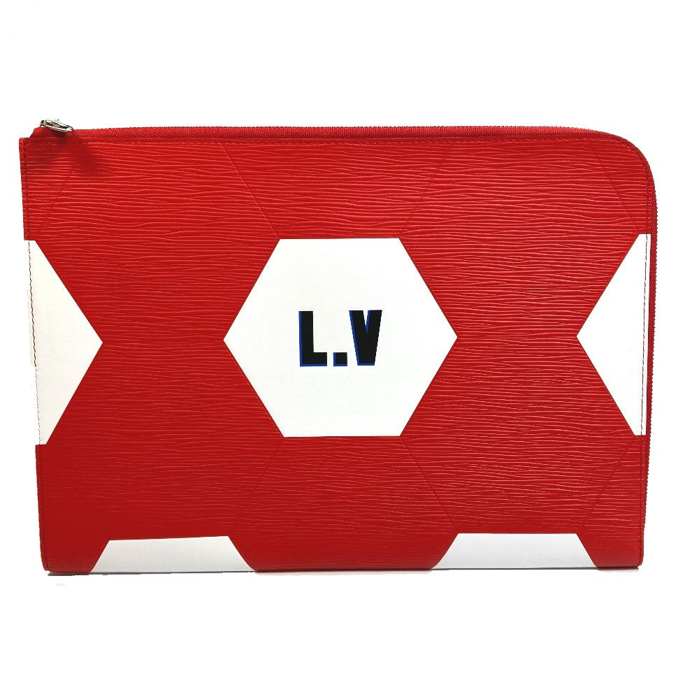 LOUIS VUITTON Clutch bag M63232 Epi Leather Red 2018 FIFA World Cup Pochette Jules GM mens  d
