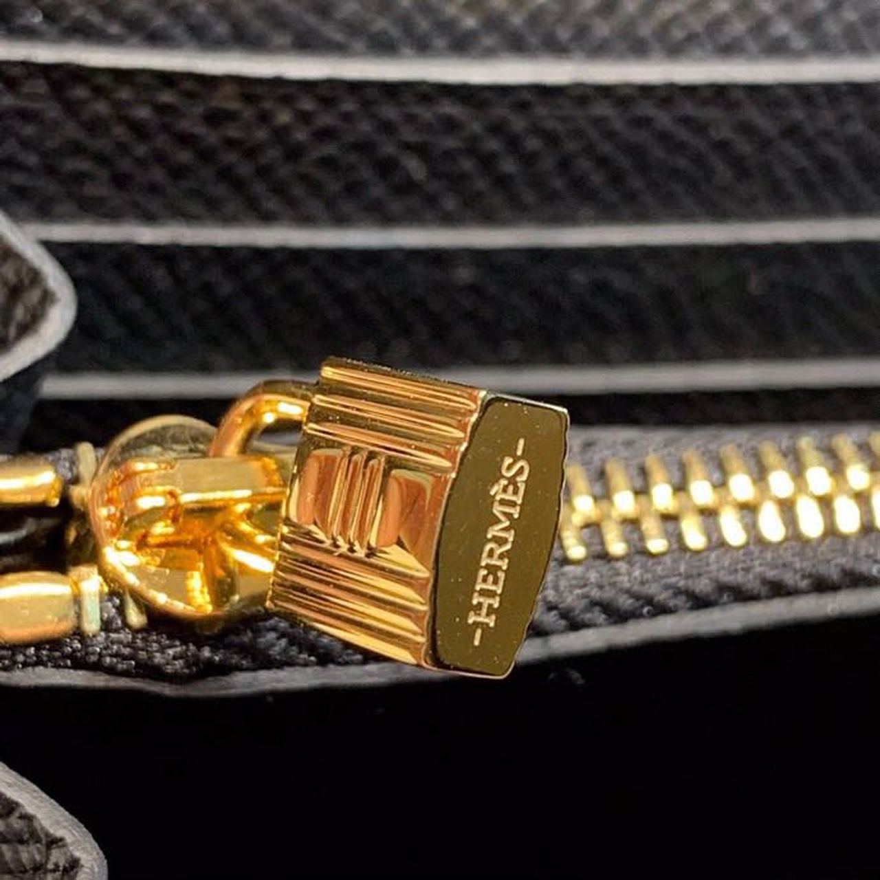 Top Quality Kelly Wallet To Go Woc Black With Gold Toned Hardware Bag For Women 8.2in/21cm