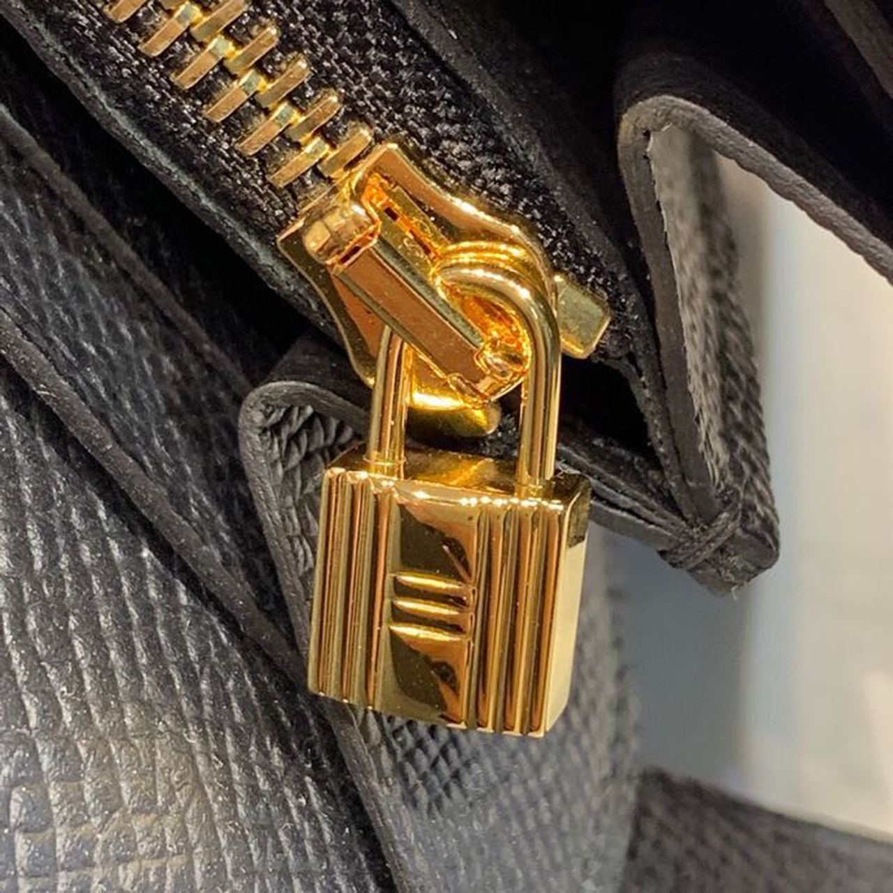Top Quality Kelly Wallet To Go Woc Black With Gold Toned Hardware Bag For Women 8.2in/21cm