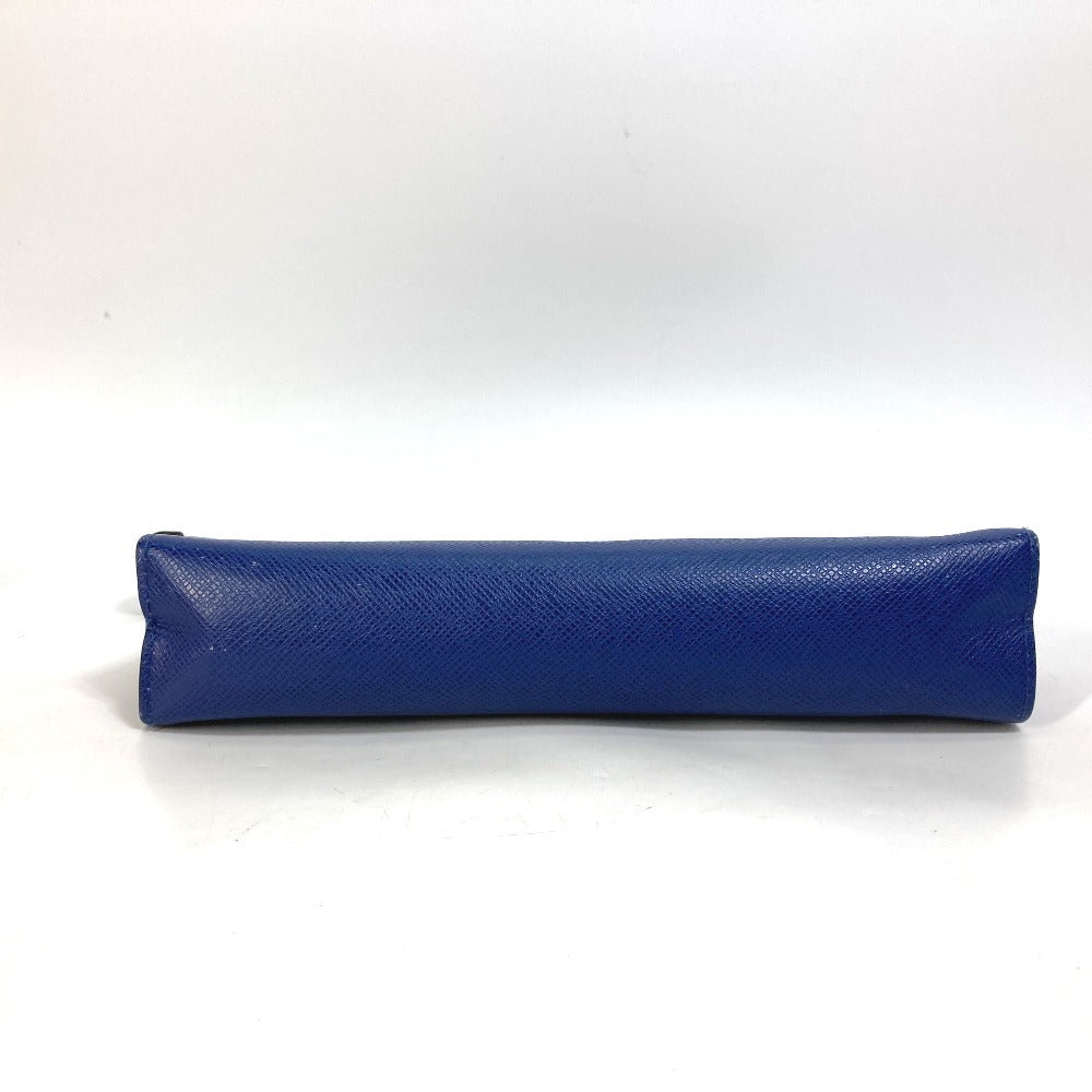 LOUIS VUITTON business bag M30575 Taiga Leather blue Taiga Pochette Voyage MM mens  d