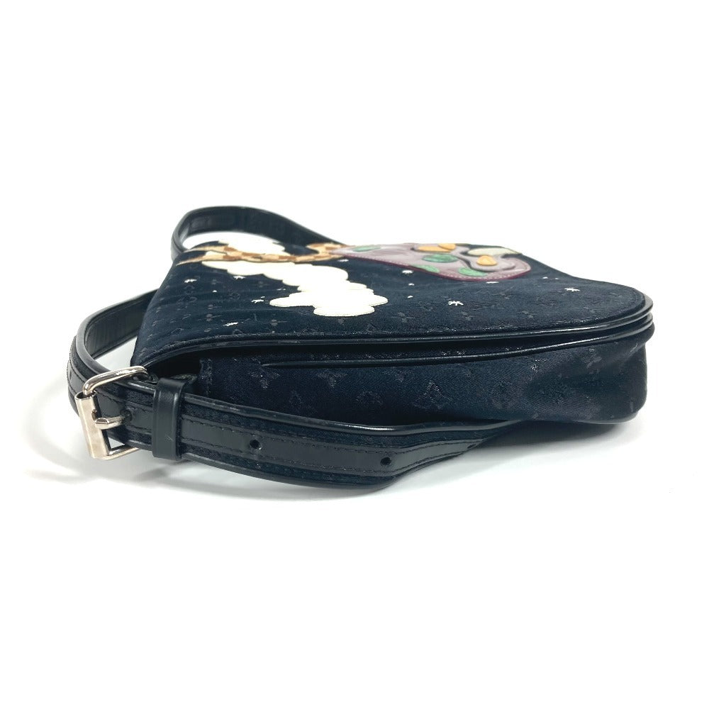 LOUIS VUITTON Shoulder Bag M92273 MonogramSatinCanvas black Monogram satin Conte du Fe M tte Women