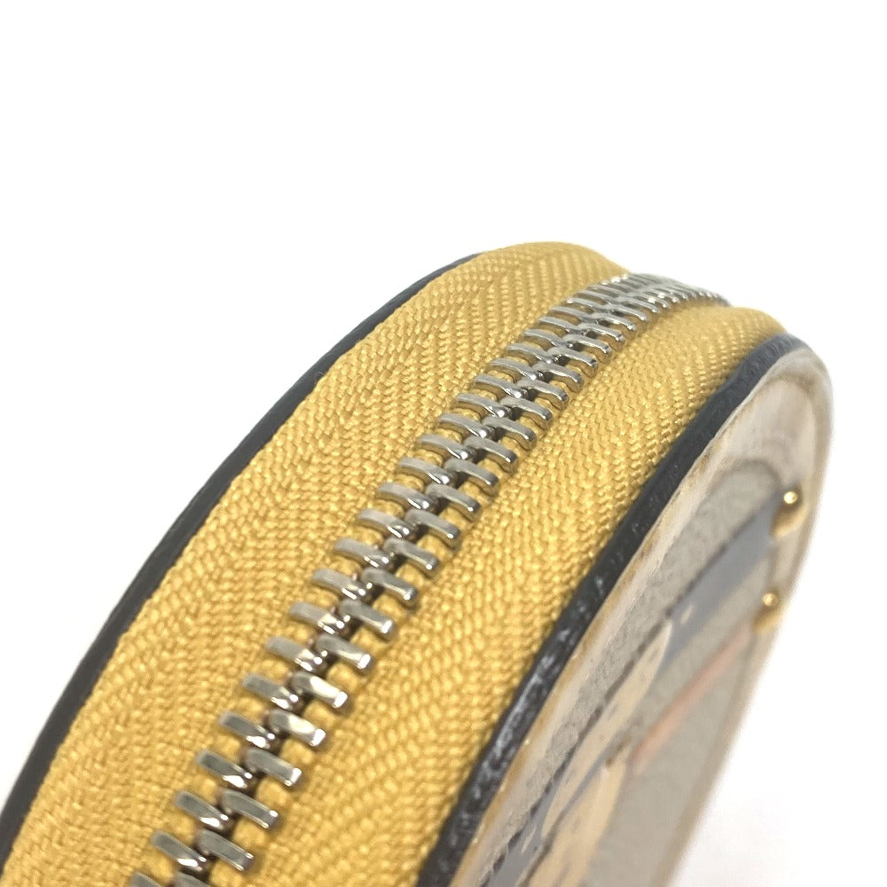 LOUIS VUITTON Coin case M52747 leather beige Wallet Coin Pocket with Chain Micro-Bowat-Shapo mens  d