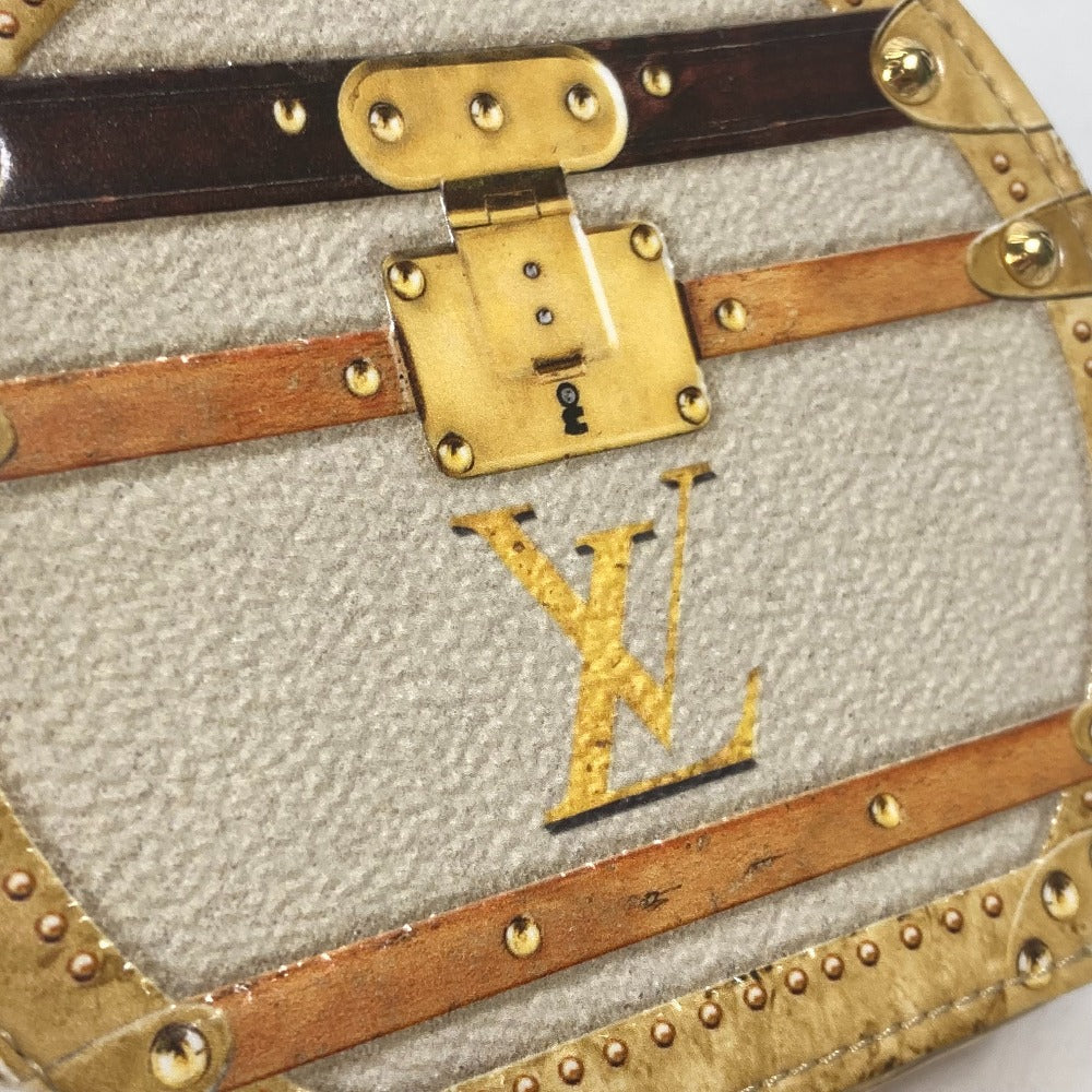 LOUIS VUITTON Coin case M52747 leather beige Wallet Coin Pocket with Chain Micro-Bowat-Shapo mens  d