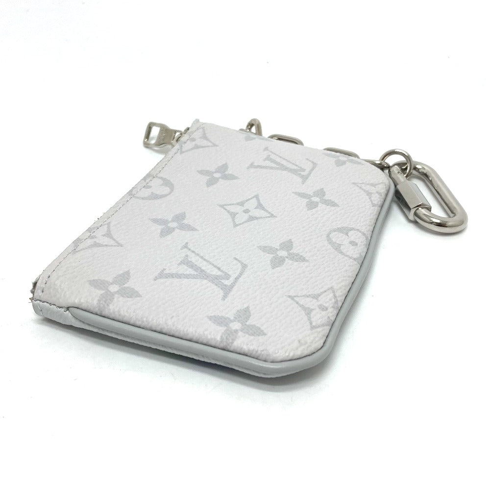 LOUIS VUITTON Coin case M67809 Monogram canvas white Coin Pocket Wallet Zipped pouch PM unisex(Unisex)  d