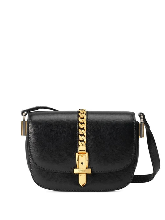 Gucci - mini Sylvie 1969 shoulder bag - women - Leather - One Size - Black