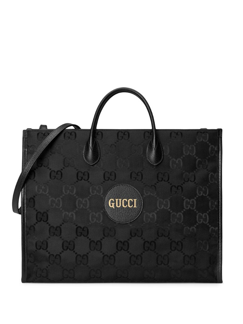 Gucci - Off The Grid GG Supreme tote bag - unisex - Leather/metal/Recycled Nylon - One Size - Black