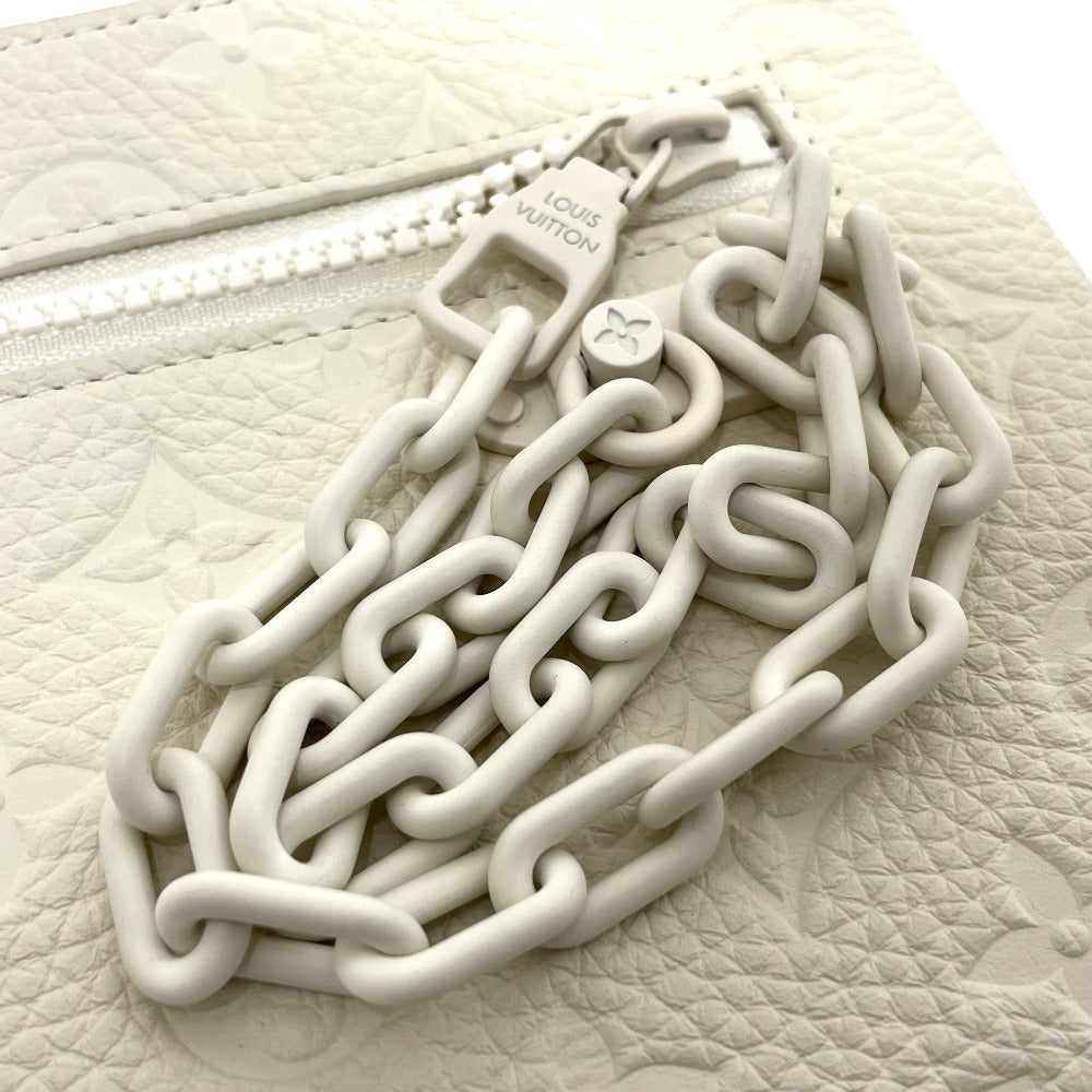 LOUIS VUITTON Clutch bag M67462 Taurillon Clemence white Taurillon Clemence Monogram Pochette A4 mens  d
