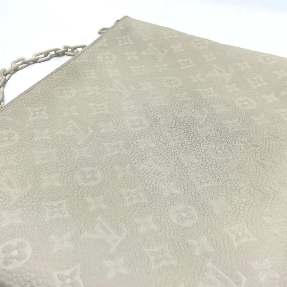 LOUIS VUITTON Clutch bag M67462 Taurillon Clemence white Taurillon Clemence Monogram Pochette A4 mens  d