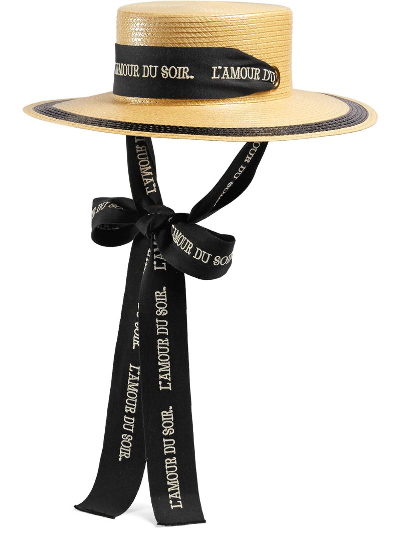 Gucci - L'Amour Du Soir sun hat - men - Raffia - S, M - NEUTRALS