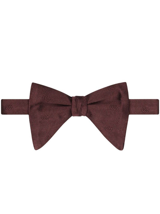 Gucci - clip-on bow tie - men - Silk - One Size - Red