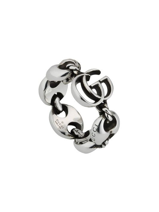 Gucci - Double G ring - women - Sterling Silver - 52, 53, 54, 55 - SILVER