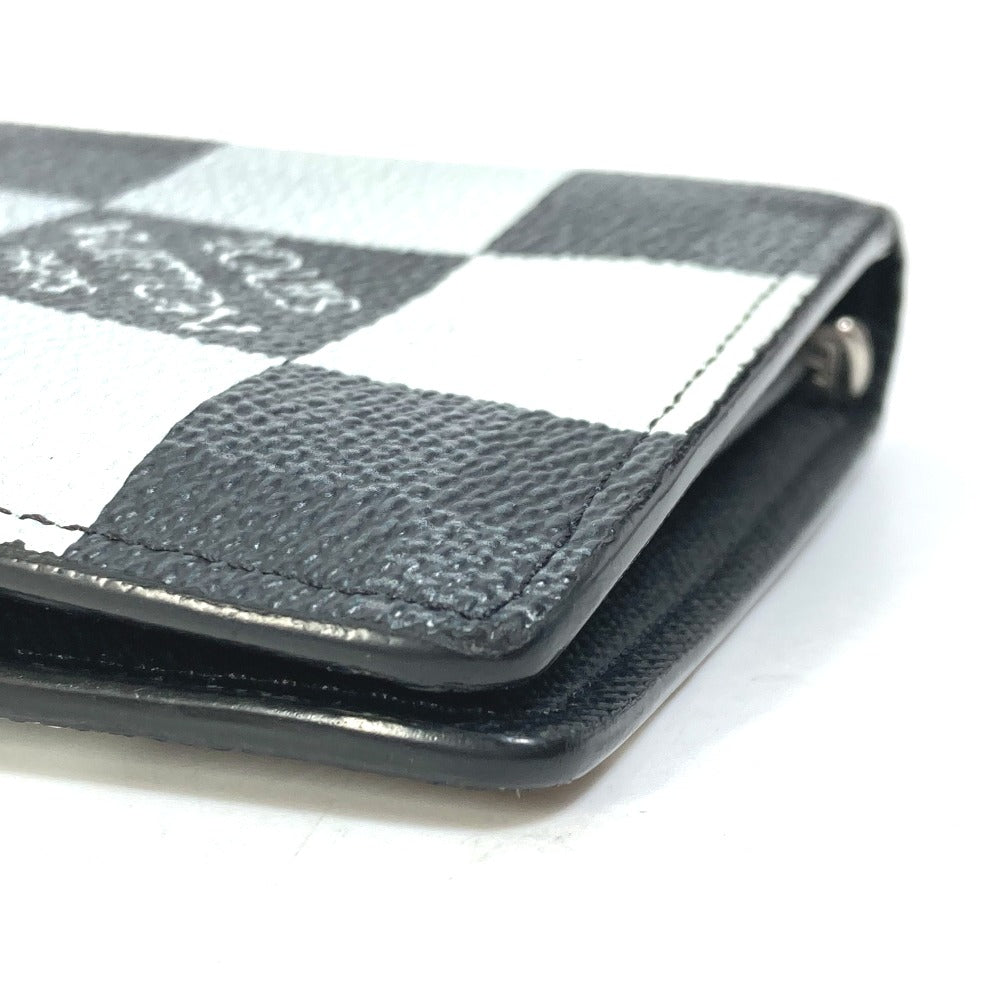 LOUIS VUITTON Long Wallet Purse N40415 PVC, Leather, Damier Graphite Canvas black Portefeuille Blaza NM mens
