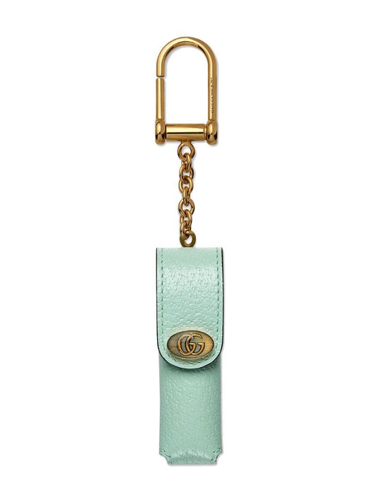 Gucci - mini pouch keyring - women - Leather/metal - One Size - Green