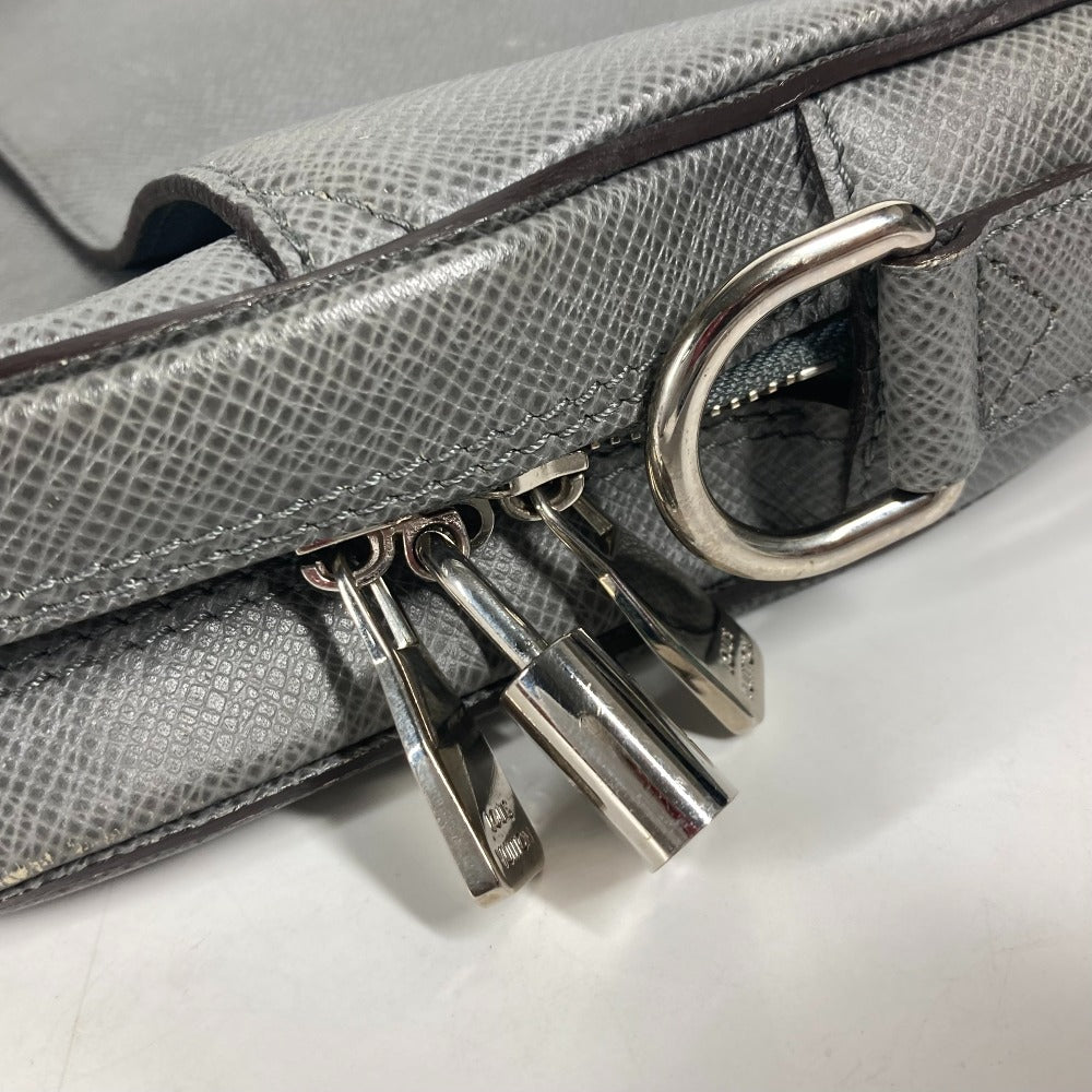 LOUIS VUITTON Business bag M32711 Taiga Leather gray Taiga Taiga Porto Document Business PDB mens  d