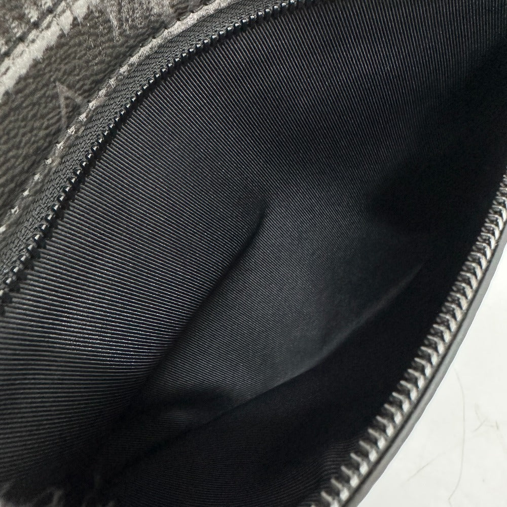 LOUIS VUITTON Clutch bag M63373 Plastics black Monogram Eclipse Glaze Pochette Cosmos mens  d