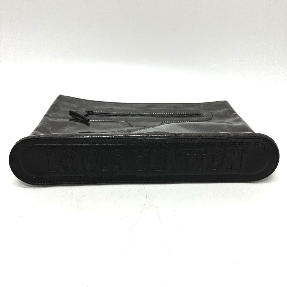 LOUIS VUITTON Clutch bag M63373 Plastics black Monogram Eclipse Glaze Pochette Cosmos mens  d