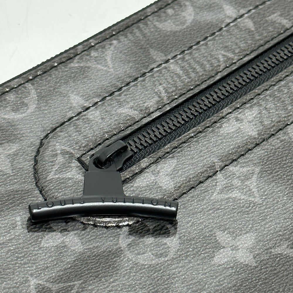 LOUIS VUITTON Clutch bag M63373 Plastics black Monogram Eclipse Glaze Pochette Cosmos mens  d