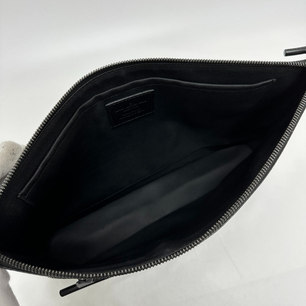 LOUIS VUITTON Clutch bag M63373 Plastics black Monogram Eclipse Glaze Pochette Cosmos mens  d