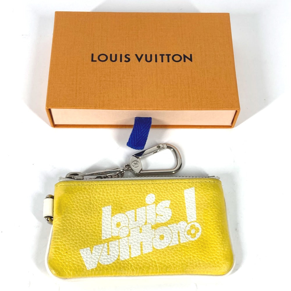 LOUIS VUITTON Coin case M80845 leather yellow Everyday LV Pochette Cre mens  d