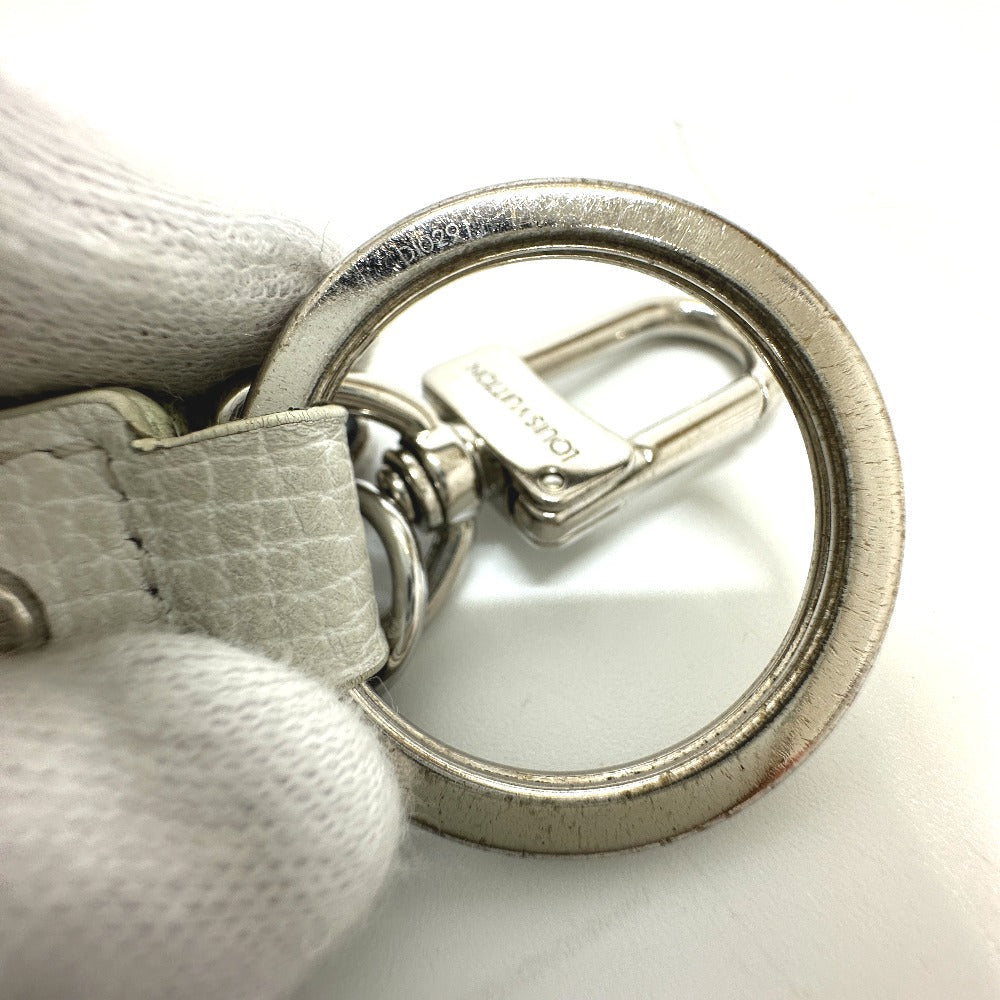 LOUIS VUITTON key ring  MP3225 leather white NIGO collaboration Dragonne LV MADE mens
