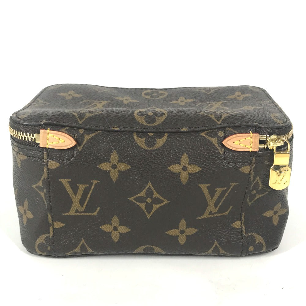 LOUIS VUITTON Pouch M43688 Monogram canvas Brown Monogram Cube de Langemont PM Women