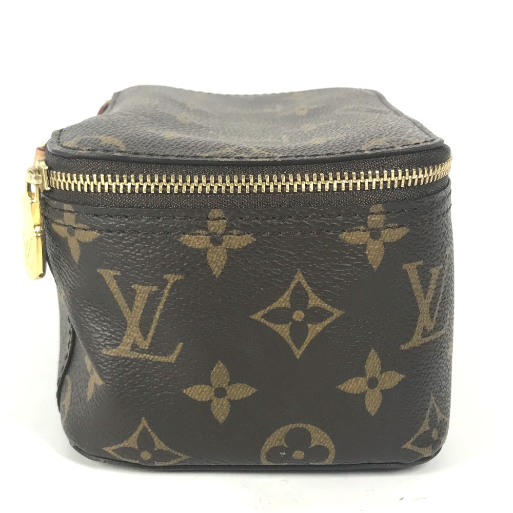 LOUIS VUITTON Pouch M43688 Monogram canvas Brown Monogram Cube de Langemont PM Women