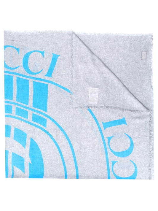 Gucci - Gucci disk shawl - men - Silk/Modal - One Size - Grey