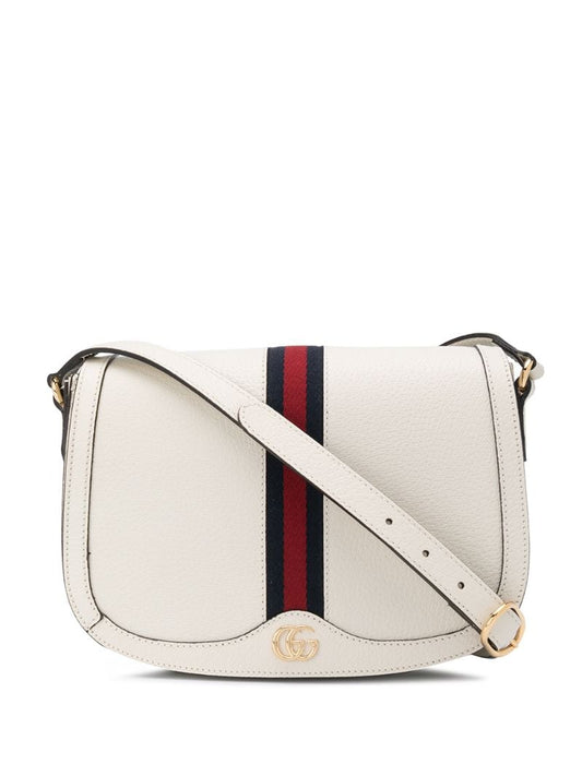 Gucci - small Ophidia shoulder bag - women - Calf Leather - One Size - NEUTRALS