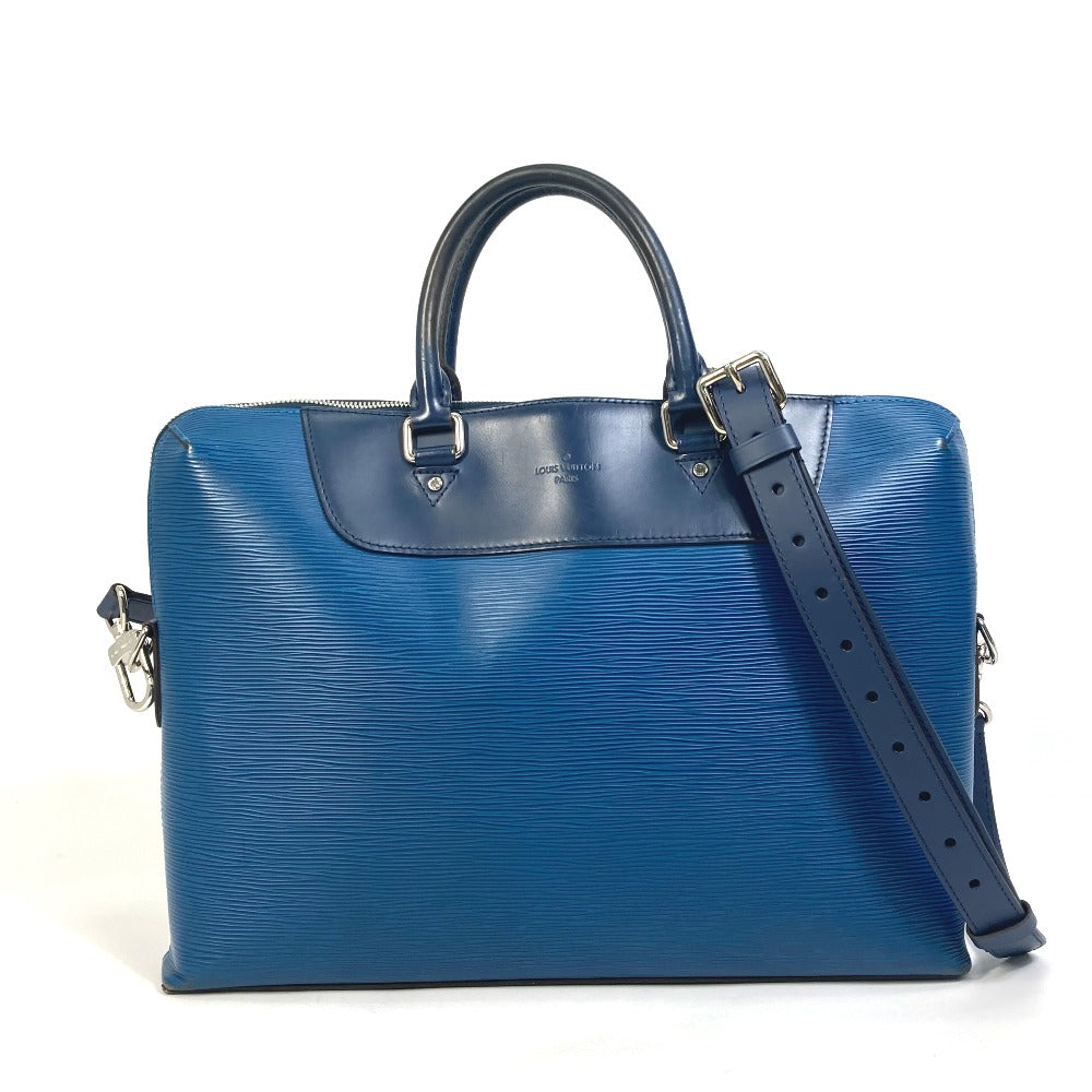 LOUIS VUITTON Business bag M51700 Epi Leather blue Porto documan Jules PDJ Handbag mens  d